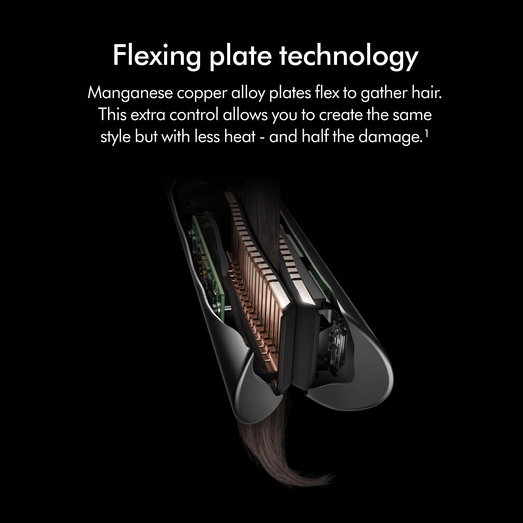 Dyson Corrale™ Hair Straightener, Nickel/Copper
