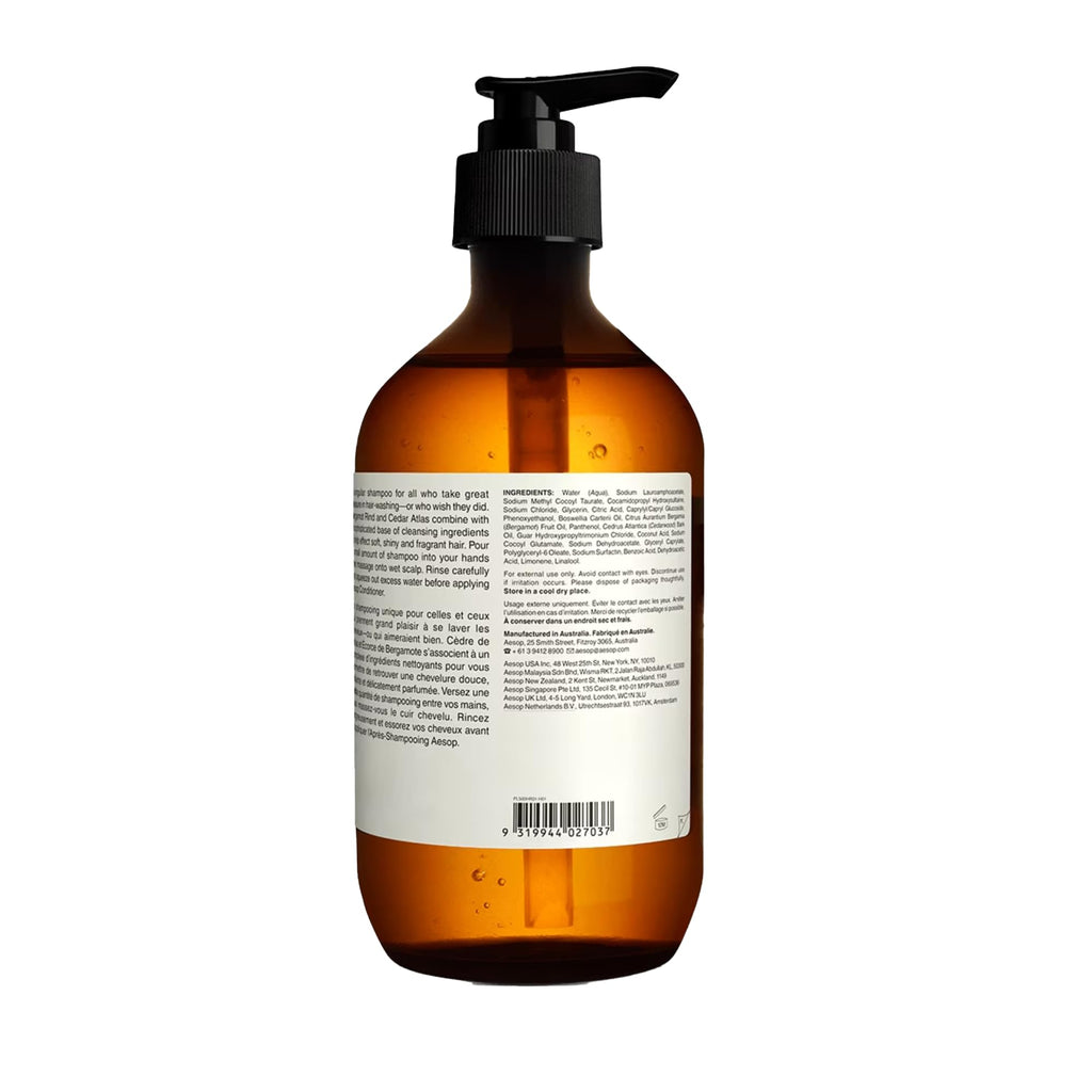Aesop Shampoo & Conditioner Set | Hydrates, Softens, & Adds Shine | All Hair Types | 16.9 oz / 500mL