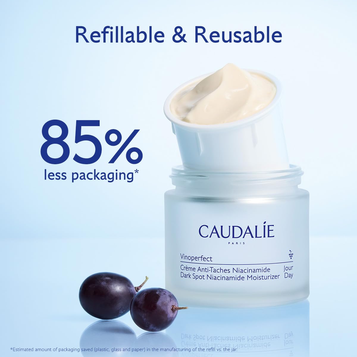 Caudalie Vinoperfect Instant Brightening Dark Spot Moisturizer with Niacinamide - 1.7 Fl. Oz, Packaging may vary