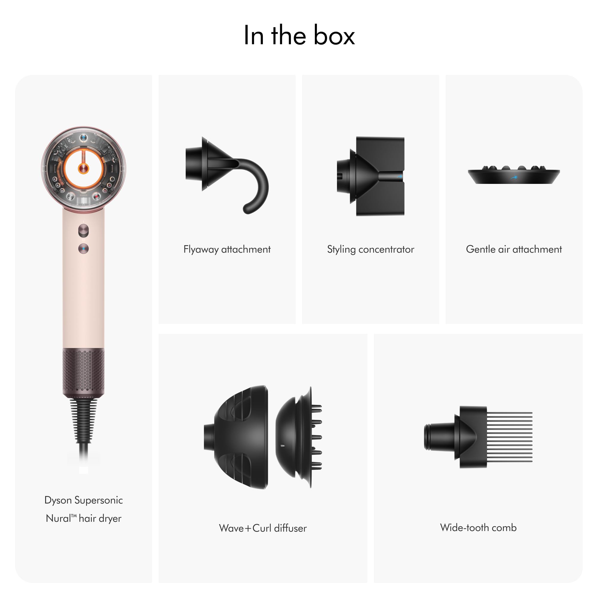 Dyson Supersonic Nural™ Hair Dryer in Ceramic Pink and Rose Gold
