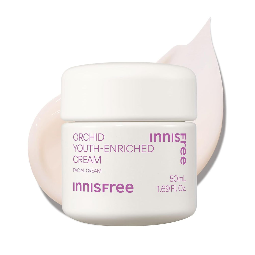 Innisfree Orchid Youth-Enriched Cream, Korean Face Cream for Firming and Hydrated Skin