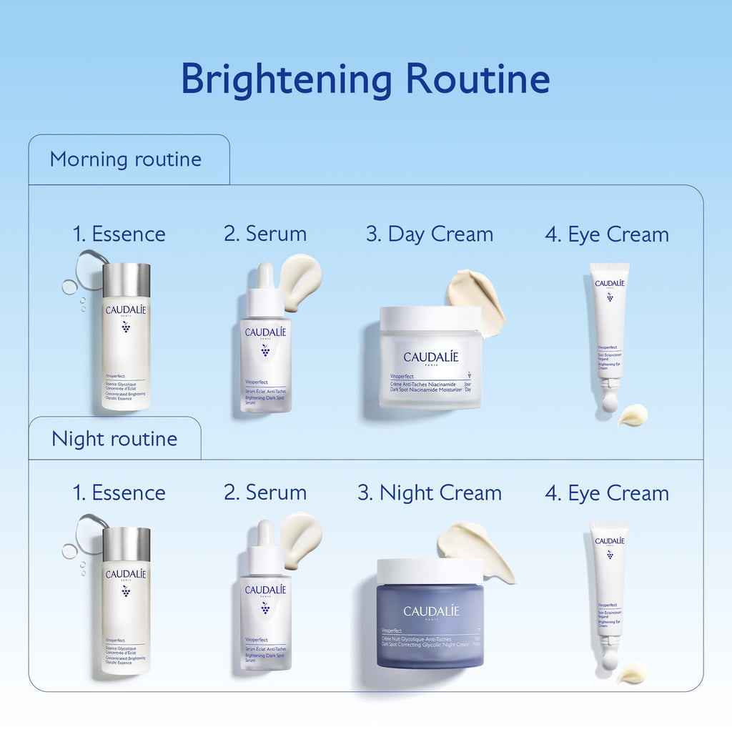 Caudalie Vinoperfect Dark Spot Brightening Glycolic Night Cream, Refillable Jar - 50 mL