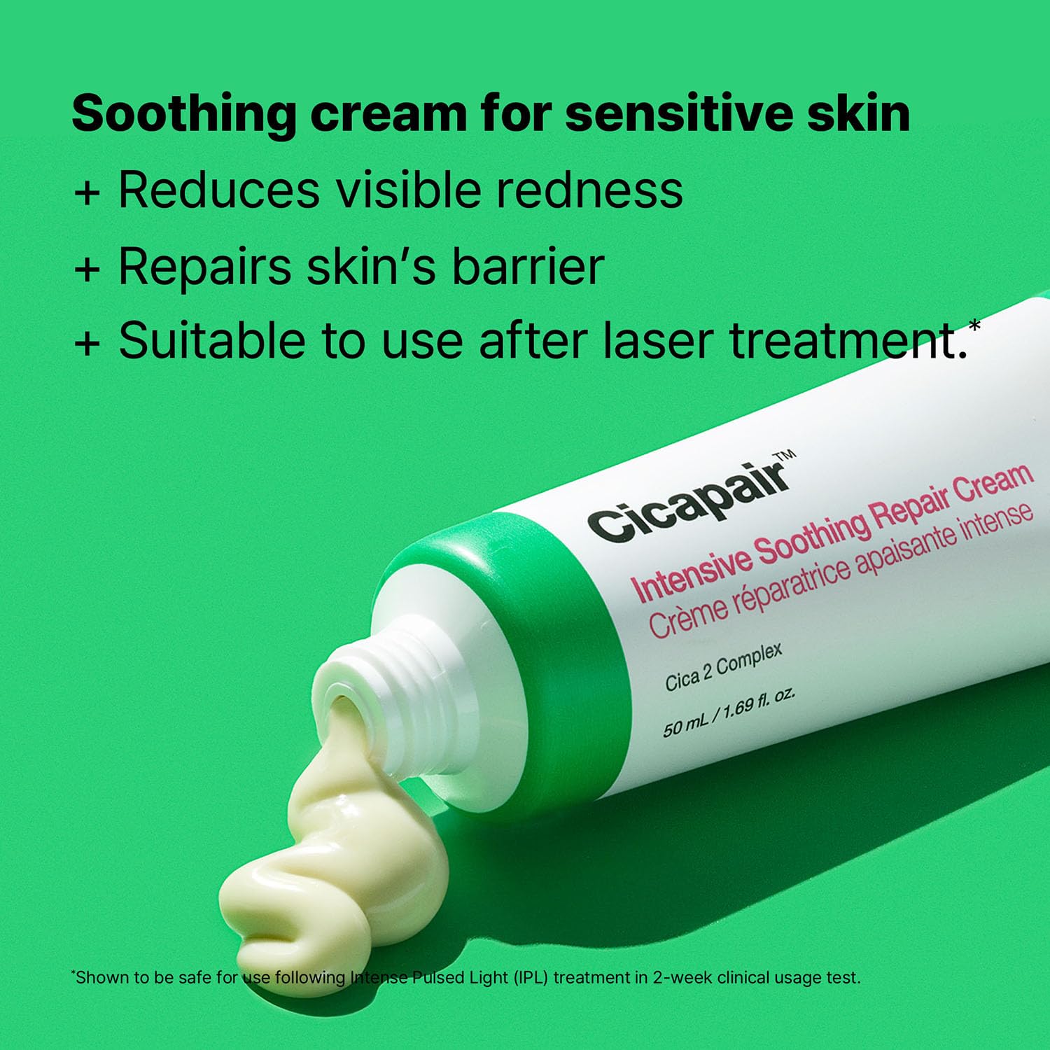 Dr.Jart+ Cicapair™ Sensitive Skin Face Moisturizer for Redness and Barrier Repair with Centella Asiatica | Korean Skin Care, 1.69 Fl Oz