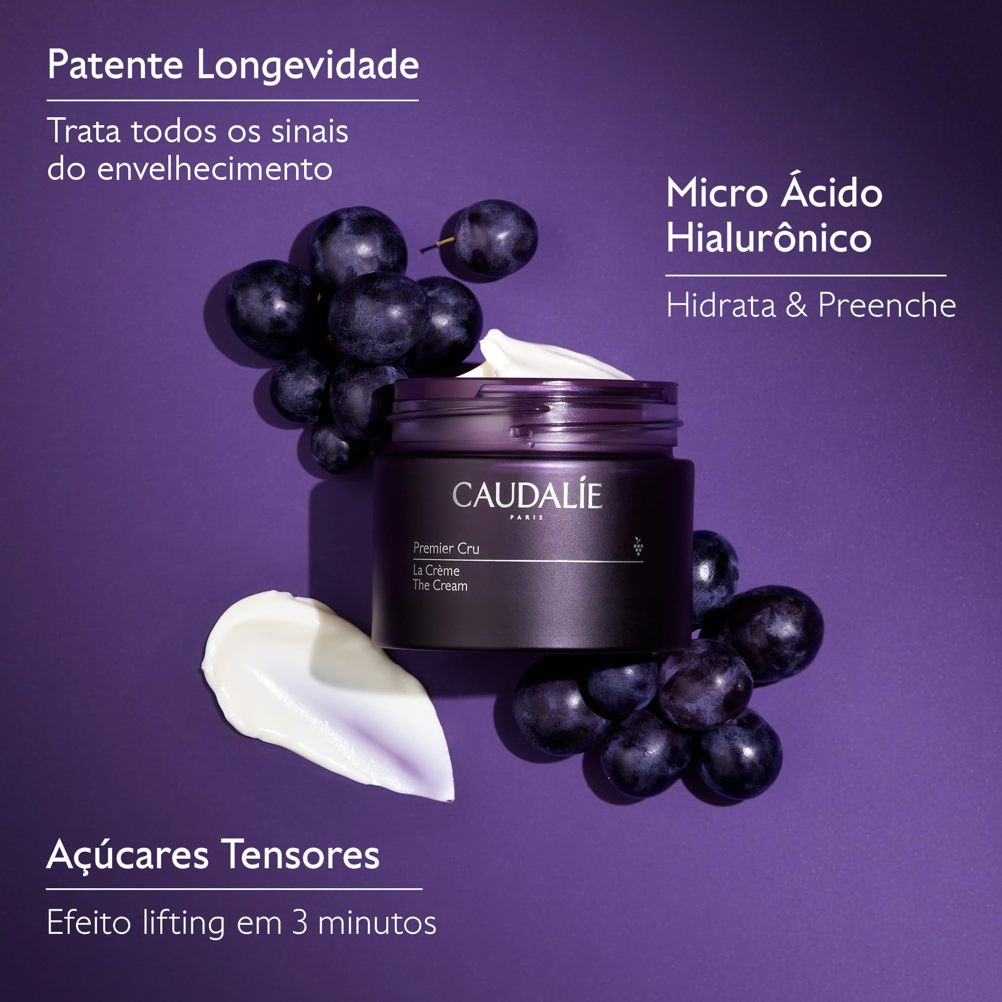 Caudalie Premier Cru Anti-Aging Cream Moisturizer, Refill Pod - 50 ml