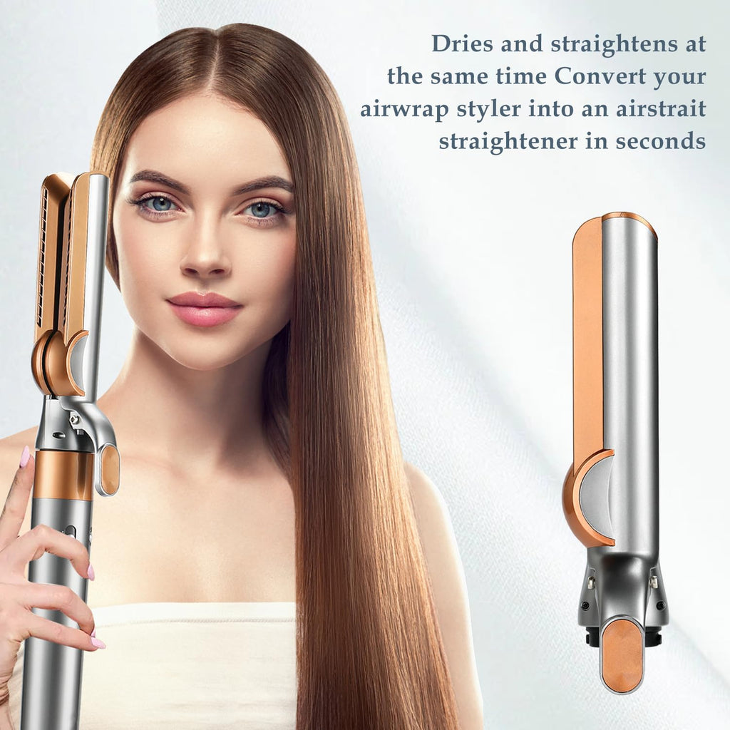 Airflow Attachment for Dyson Airwrap Styler, Nozzles Attachment for Smooth Hair Style with Less Damage and Breakage for Dyson Airwrap HS01 HS05 HS08