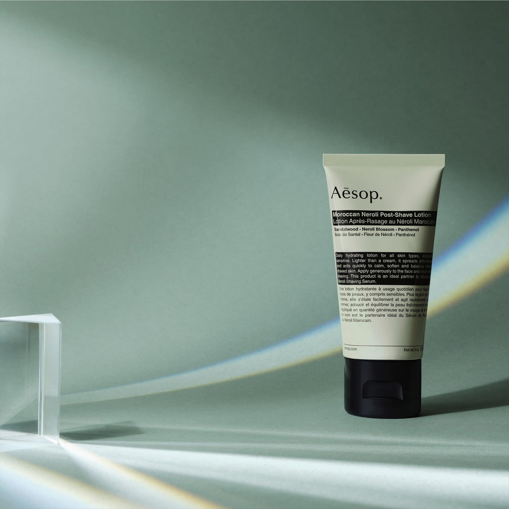 Aesop Moroccan Neroli Post Shave Lotion | Unisex Daily Hydrating Lotion Boosted With Botanical Oils | Balance Skin While Reducing Irritation and Aggravation | 2oz / 60mL