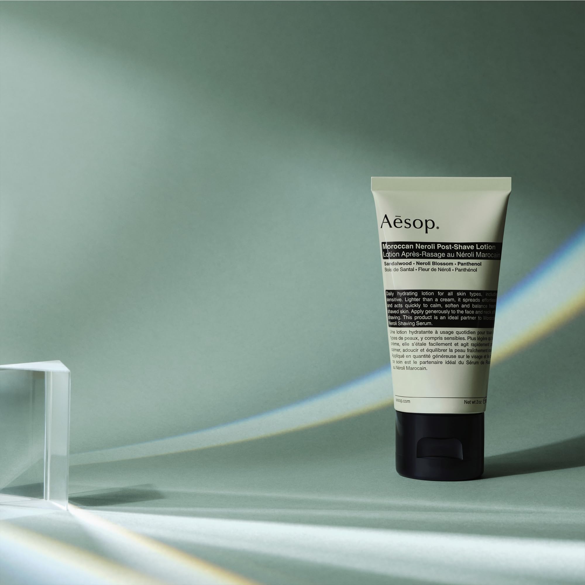 Aesop Moroccan Neroli Post Shave Lotion | Unisex Daily Hydrating Lotion Boosted With Botanical Oils | Balance Skin While Reducing Irritation and Aggravation | 2oz / 60mL