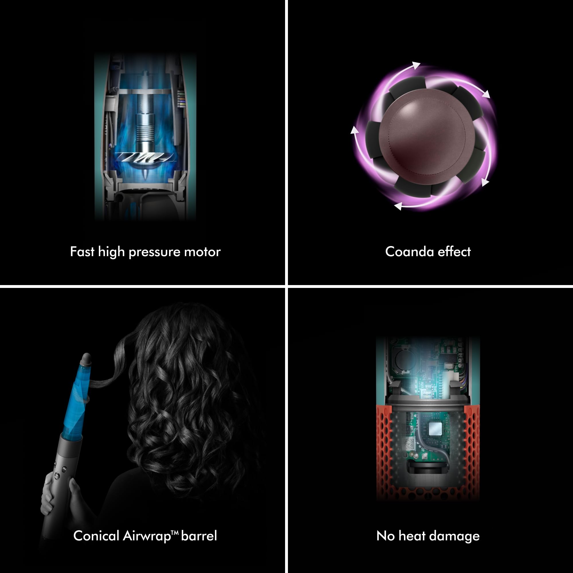 Dyson Airwrap i.d.™ Multi-Styler and Dryer Curly+Coily in Ceramic Pink and Rose Gold