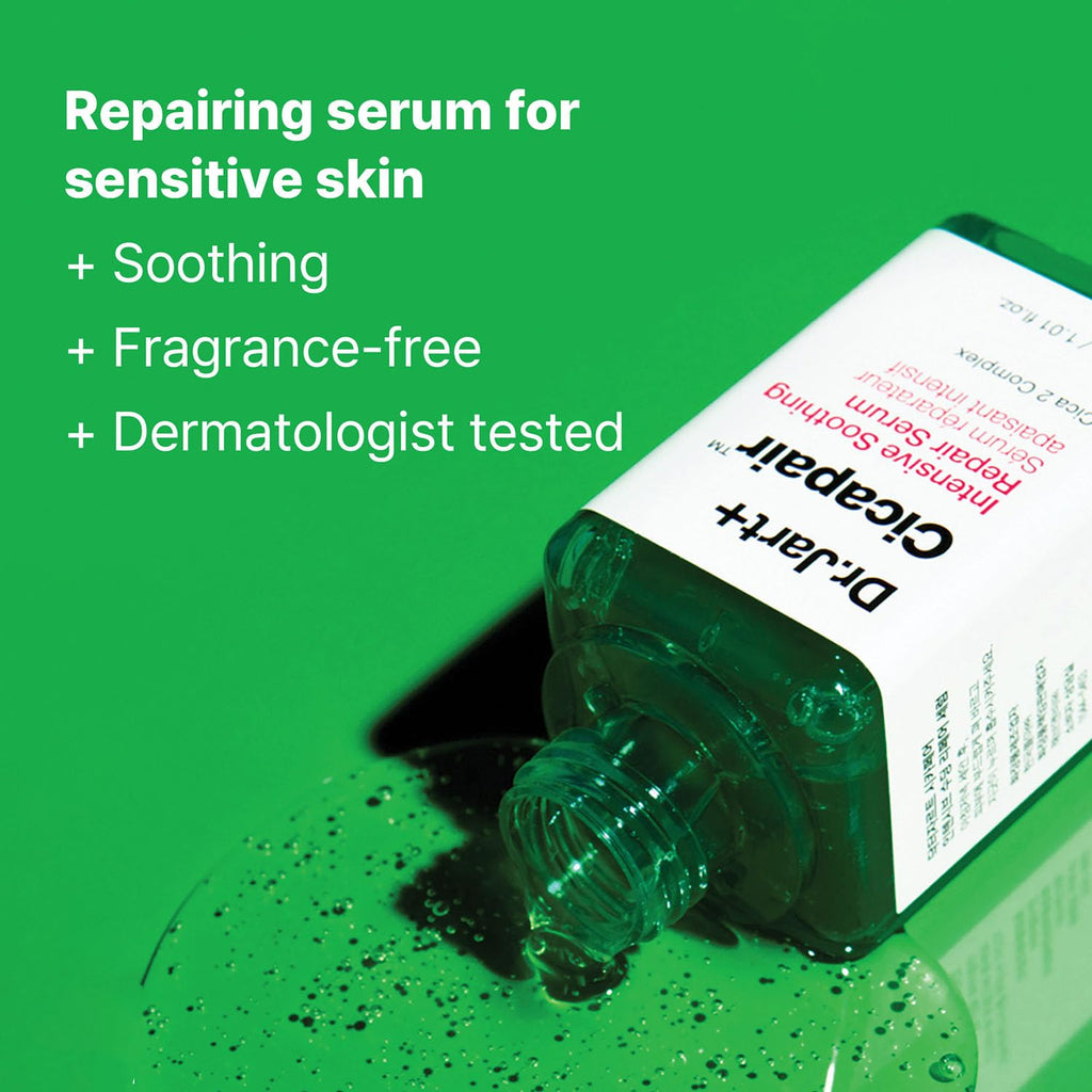 Dr.Jart+ Cicapair™ Sensitive Skin Face Serum for Redness and Barrier Repair with Centella Asiatica | Korean Skin Care, 1.01 Fl Oz