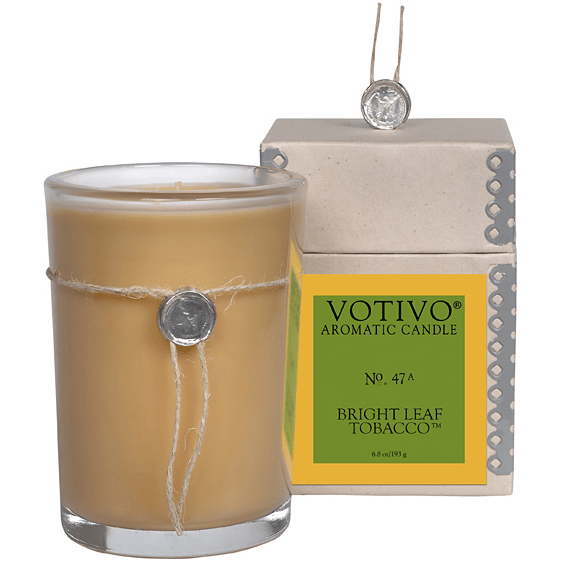Votivo Aromatic Candle Bright Leaf Tobacco 6.8oz