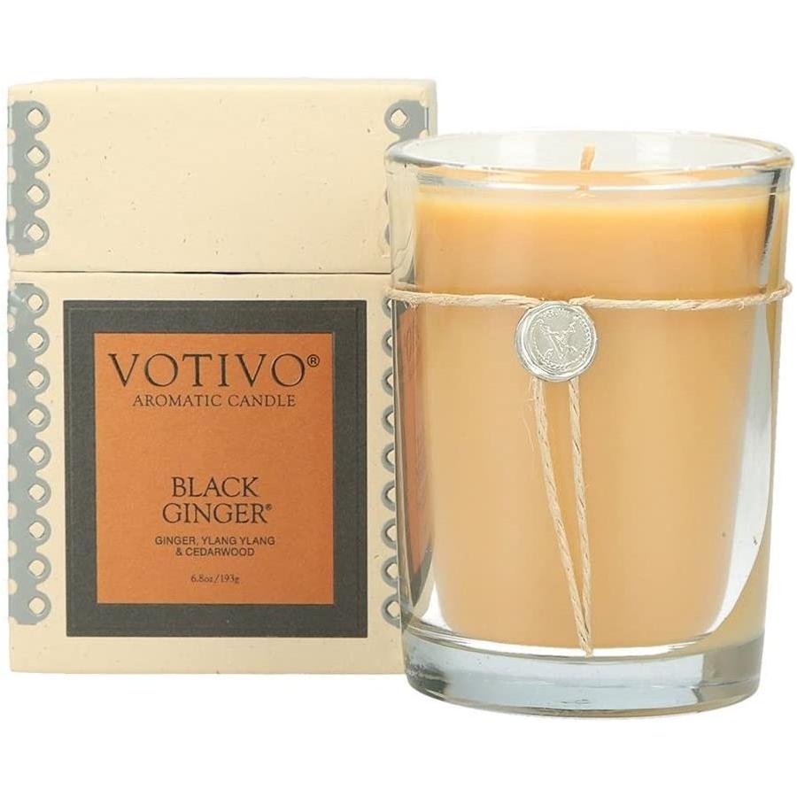 Votivo Aromatic Candle Black Ginger 6.8oz
