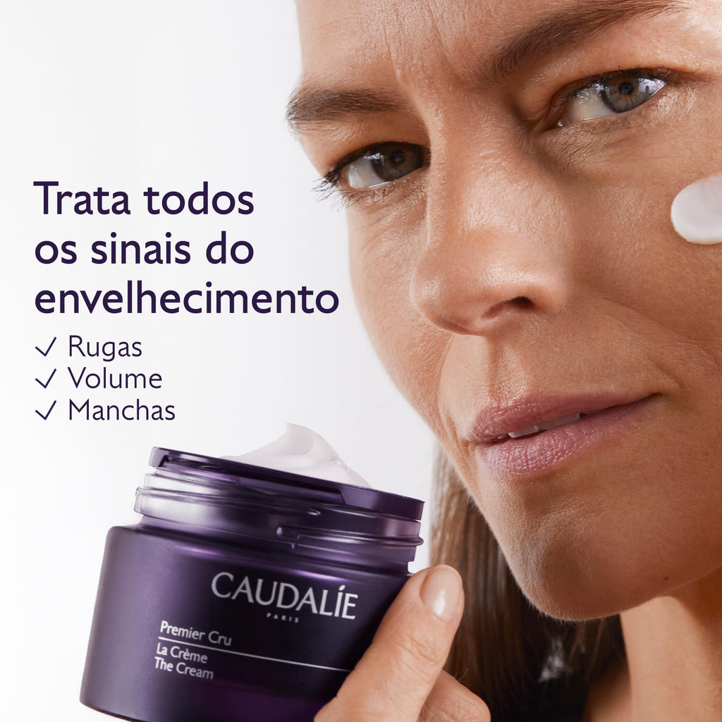 Caudalie Premier Cru Anti-Aging Cream Moisturizer, Refill Pod - 50 ml