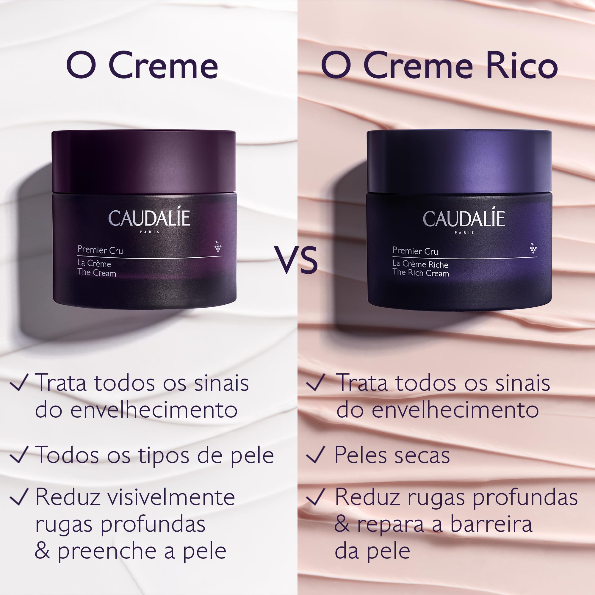 Caudalie Premier Cru Anti-Aging Cream Moisturizer, Refill Pod - 50 ml