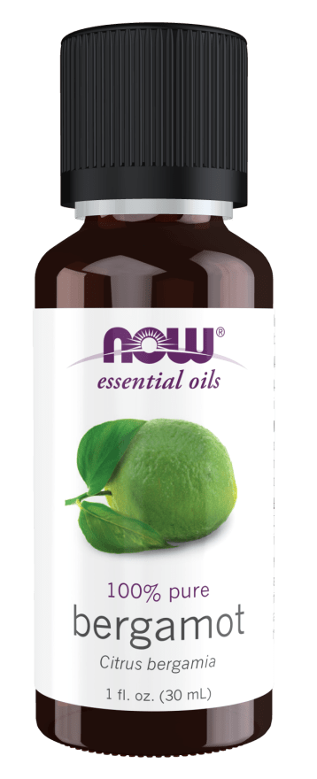 NOW Essential Oils, 100% Pure Bergamot Essential Oil, cold pressed