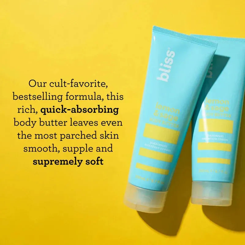 Bliss - Lemon + Sage Body Butter - 200ml