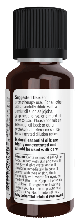 NOW Essential Oils, 100% Pure Wintergreen Essential Oil